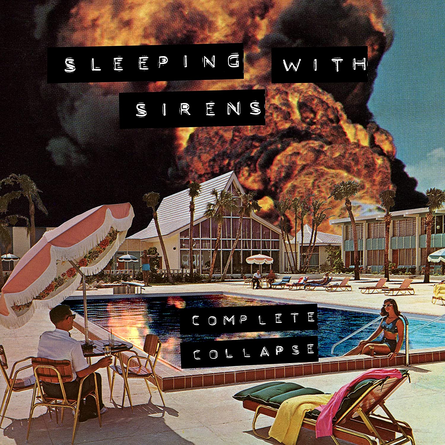 SLEEPING WITH SIRENS 'COMPLETE COLLAPSE' LP (Easter Yellow/Translucent