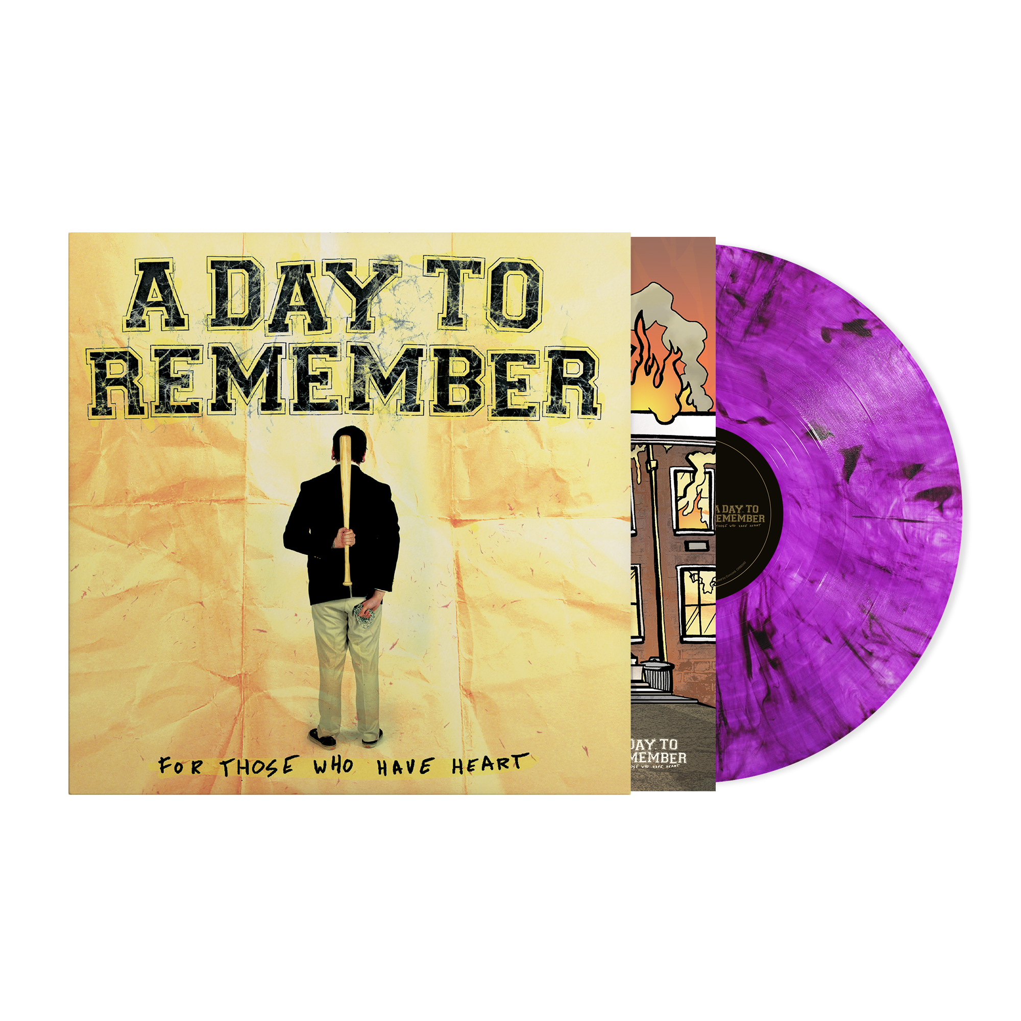 A DAY TO REMEMBER ‘FOR THOSE WHO HAVE HEART’ LP (Limited Edition – Only 500 Made, Purple Smoke Vinyl)