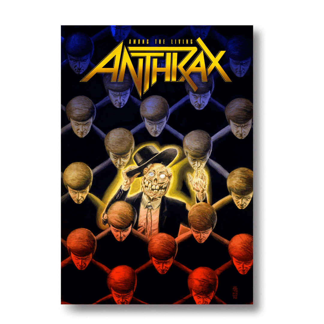 ANTHRAX: AMONG THE LIVING HARDCOVER GRAPHIC NOVEL ANTHRAX: AMONG THE LIVING HARDCOVER GRAPHIC NOVEL