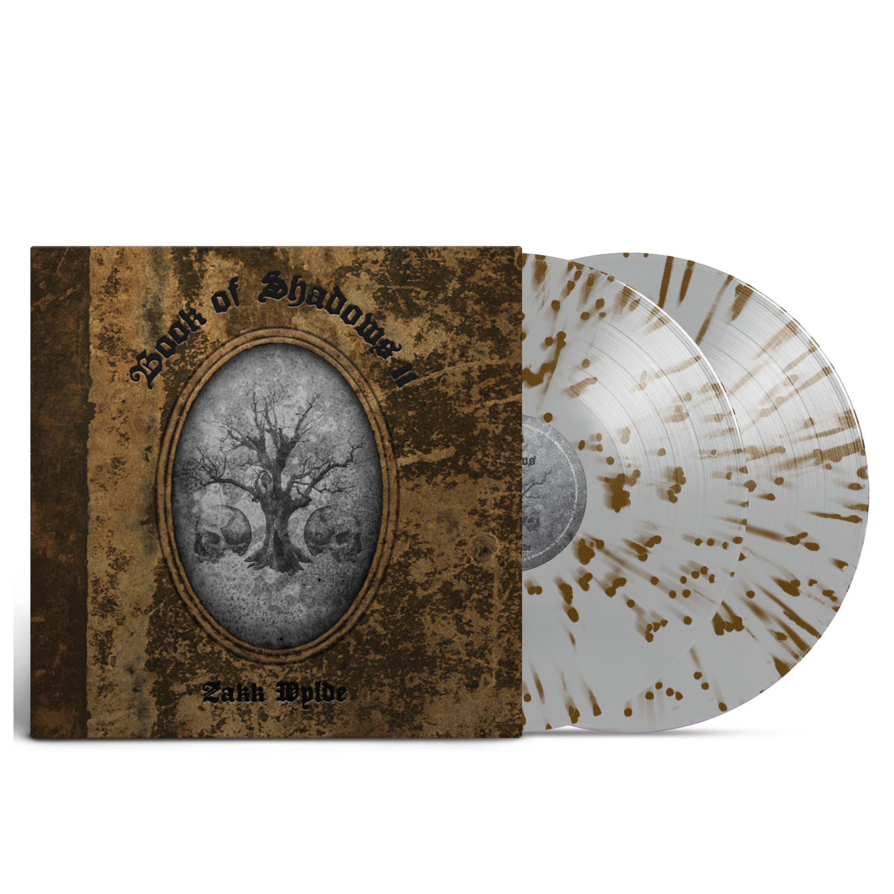 ZAKK WYLDE 'BOOK OF SHADOWS II' 2LP (Silver w/ Brown Splatter Vinyl)