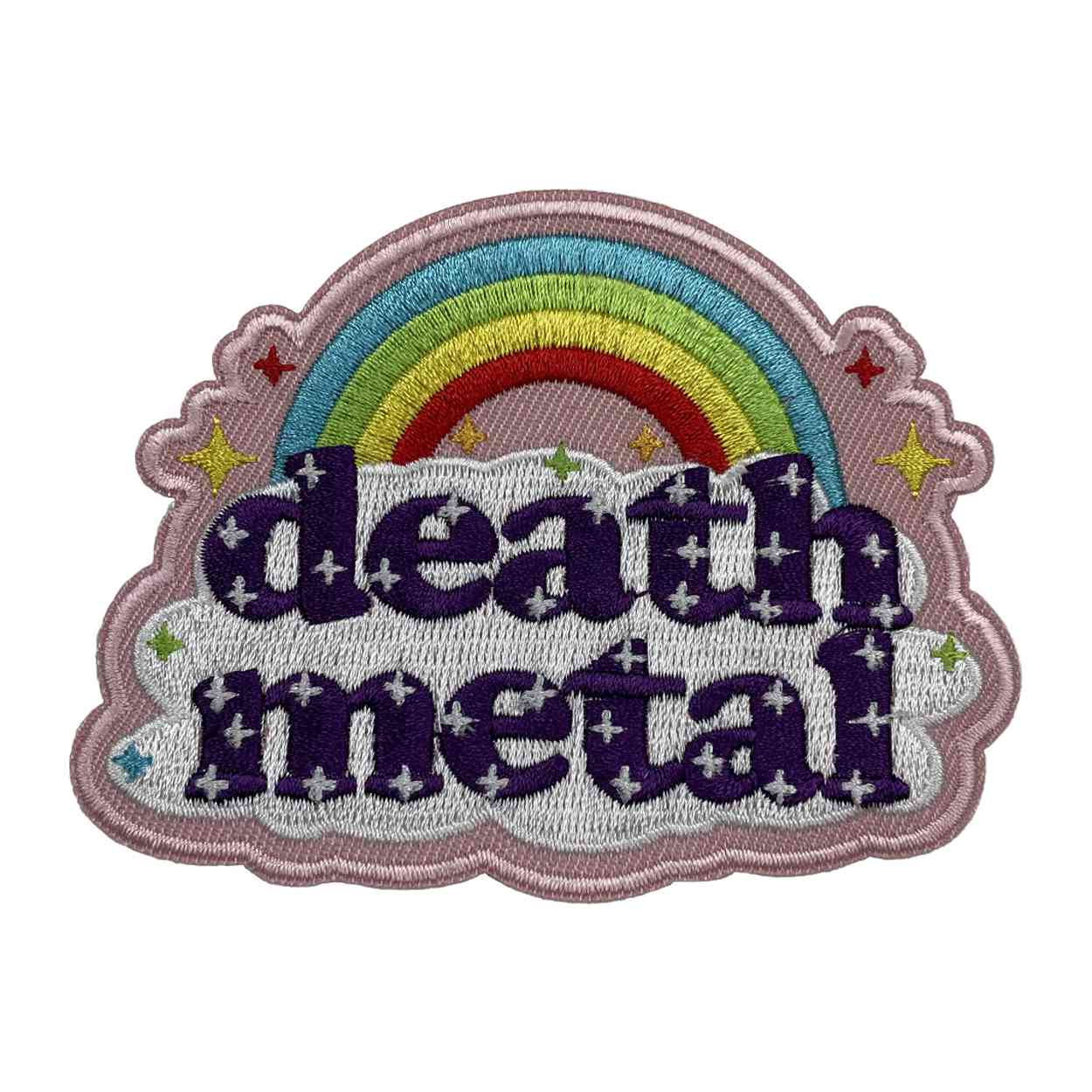 DEATH METAL RAINBOW PATCH