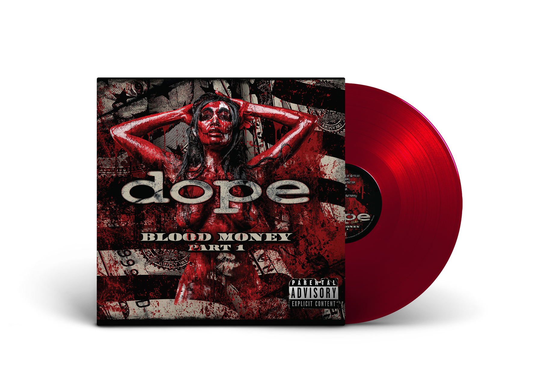 DOPE 'BLOOD MONEY PART 1' LP (Opaque Deep Red Vinyl)