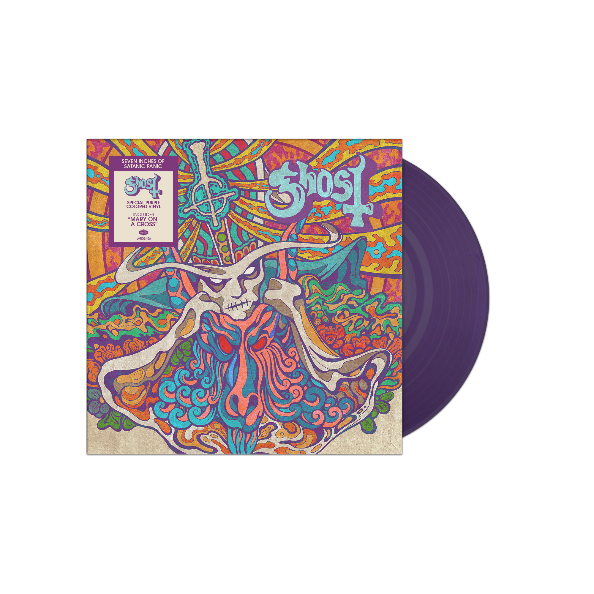 GHOST ‘SEVEN INCHES OF SATANIC PANIC’ 7” SINGLE (Purple Vinyl)