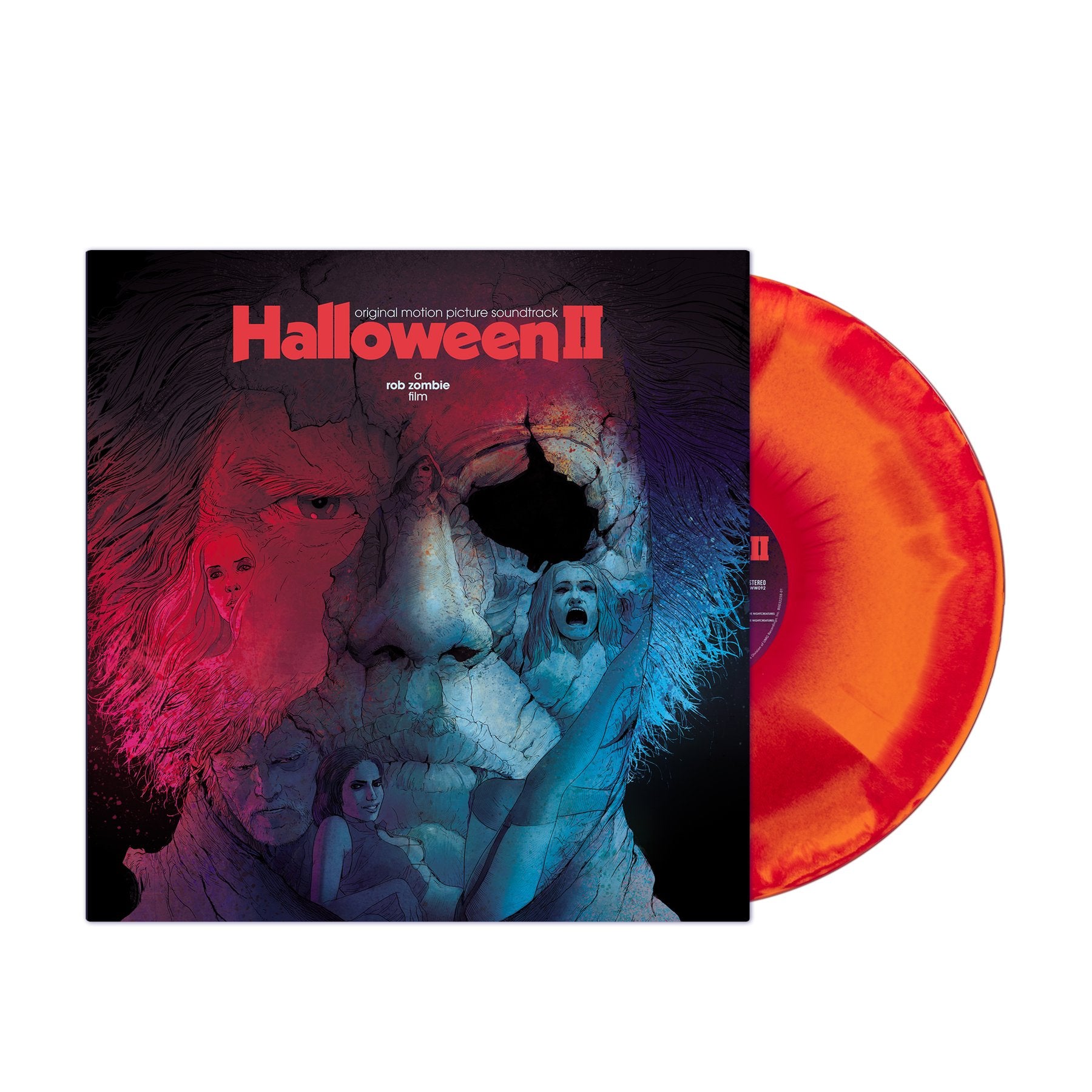 HALLOWEEN II SOUNDTRACK LP (Pumpkin Orange, Candy Apple Red, Magenta Swirl Vinyl, Featuring Rob Zombie, The Moody Blues, Motörhead, and more)