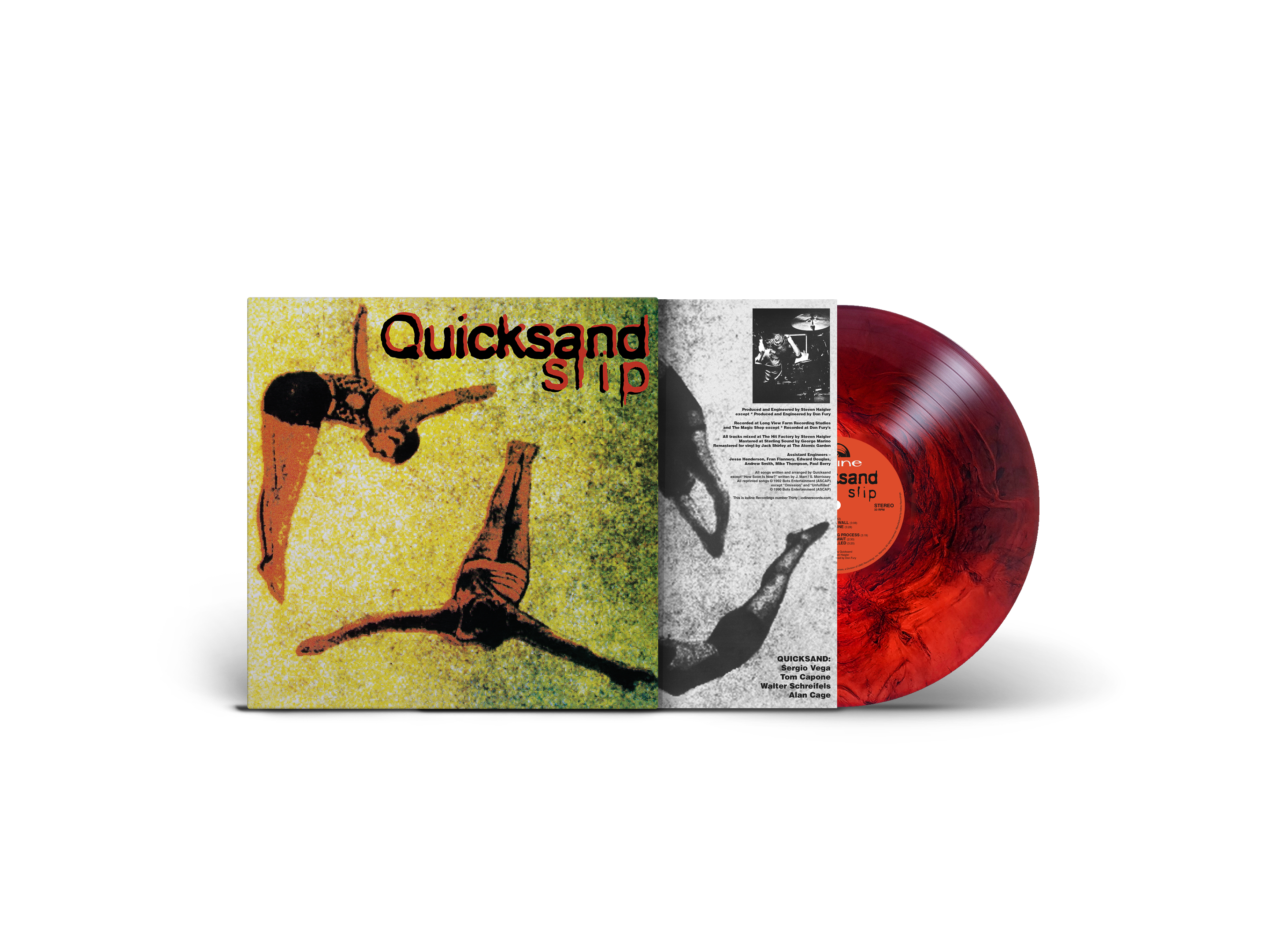 QUICKSAND 'SLIP' LP (Limited Edition, 30th Anniversary, Red Galaxy Vin QUICKSAND 'SLIP' LP (Limited Edition, 30th Anniversary, Red Galaxy Vin