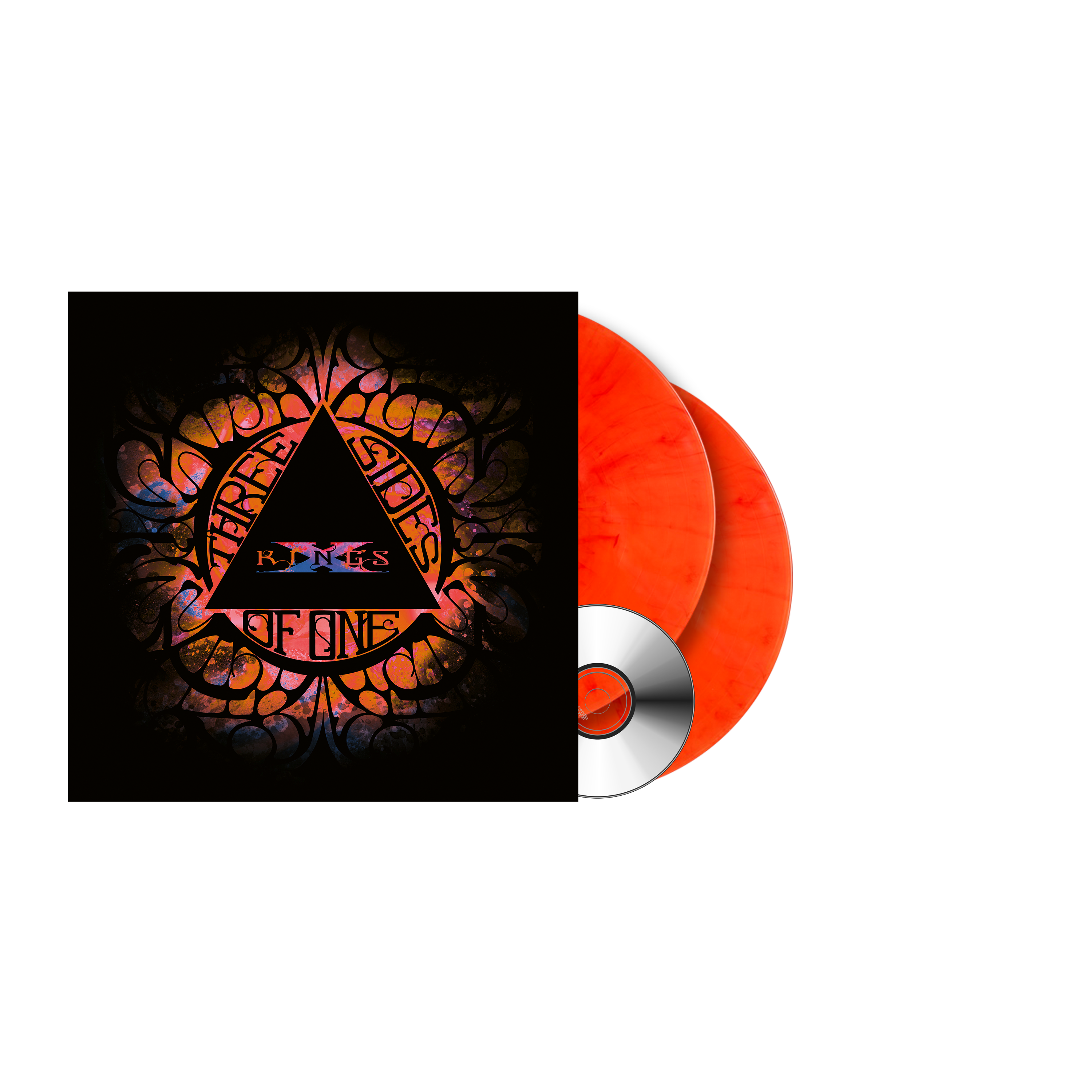 KING'S X 'THREE SIDES OF ONE' 2LP + CD (Deluxe, Color Vinyl, Alternative Cover)