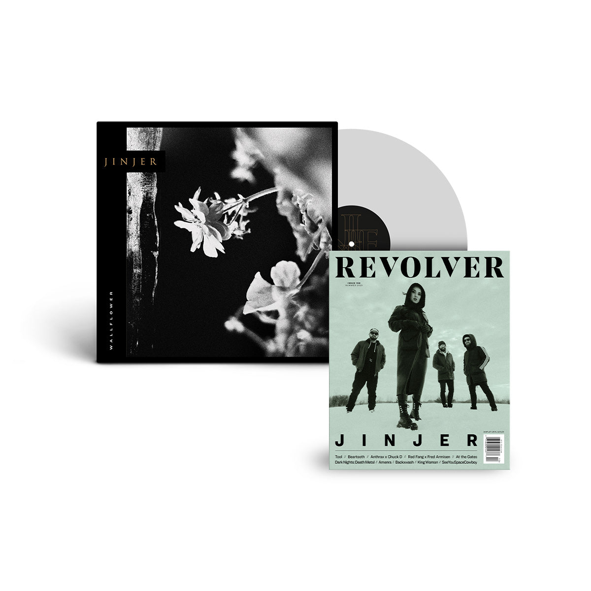 JINJER ‘WALLFLOWERS’ LP + SUMMER 2021 ISSUE (Limited Edition, White Vinyl)