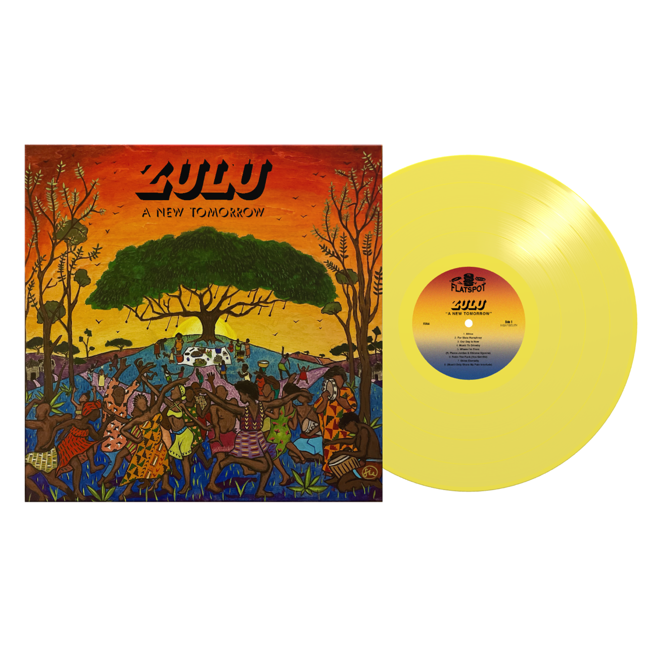 ZULU ‘A NEW TOMORROW’ LP (Limited Edition – Only 400 made, Transparent Yellow Vinyl)