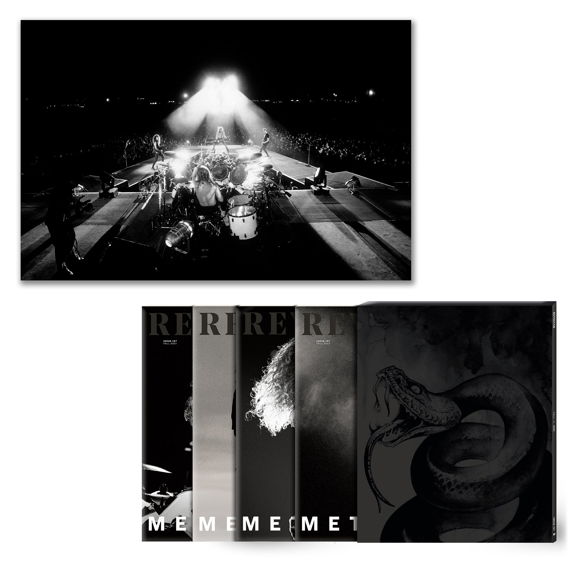 REVOLVER x METALLICA FALL 2021 ISSUE HAND-NUMBERED SLIPCASE WITH ROSS HALFIN POSTER - ONLY 200 AVAILABLE