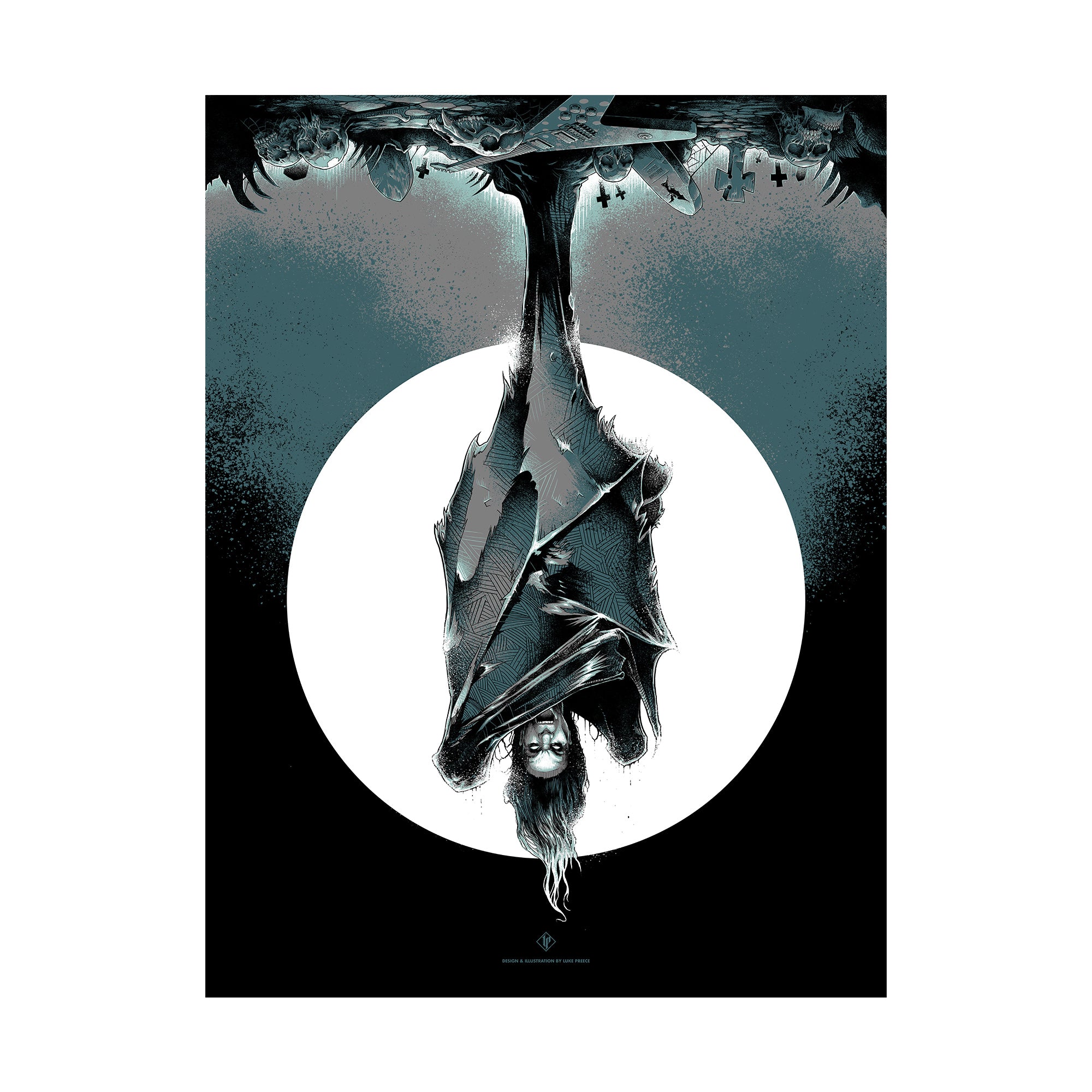 REVOLVER x OZZY EXCLUSIVE HAND-NUMBERED PRINT (White Moon)