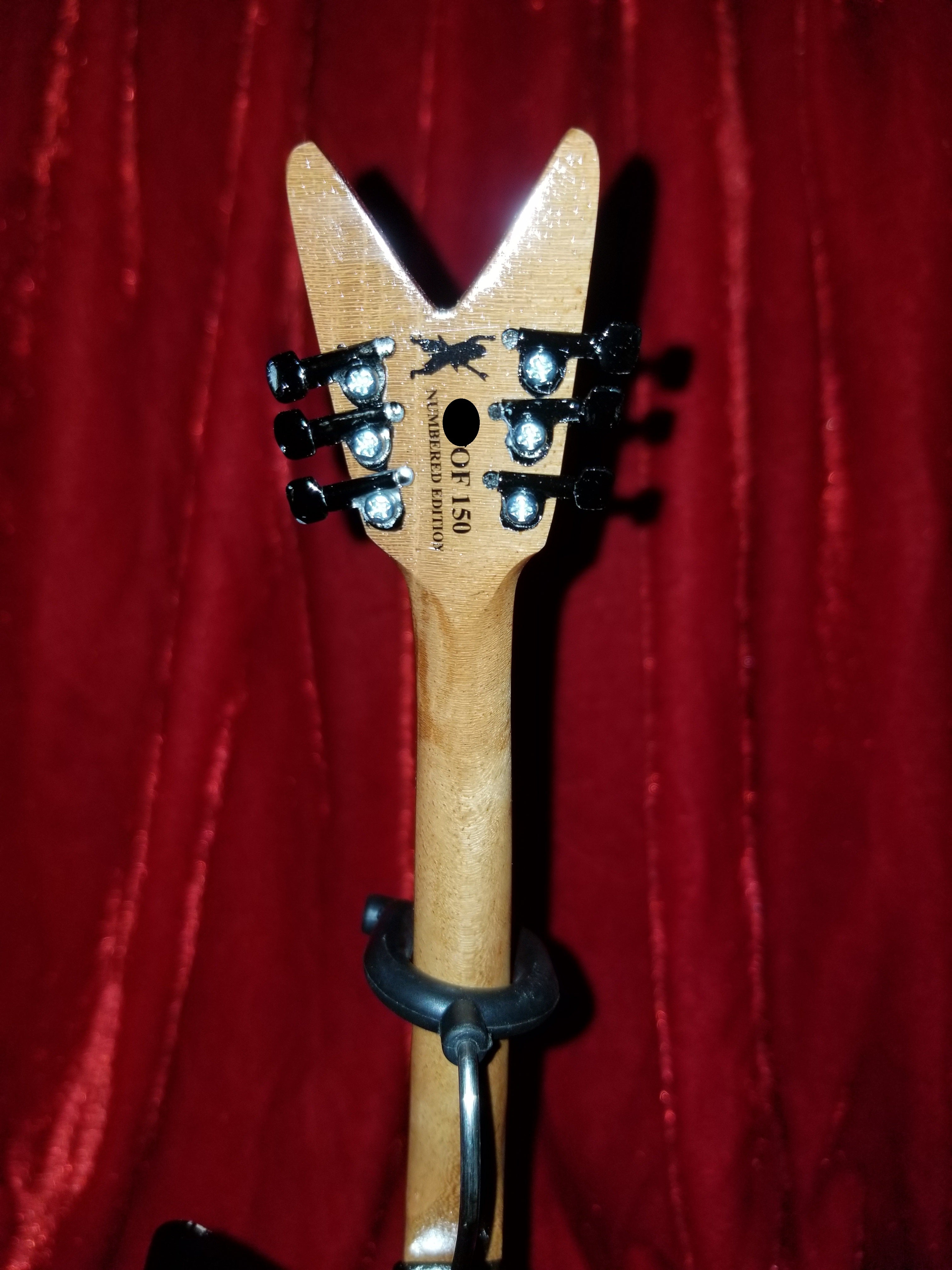 PANTERA - DEAN DIMEBAG - THE GREAT SOUTHERN TRENDKILL B&W MINI GUITAR – 150 MADE