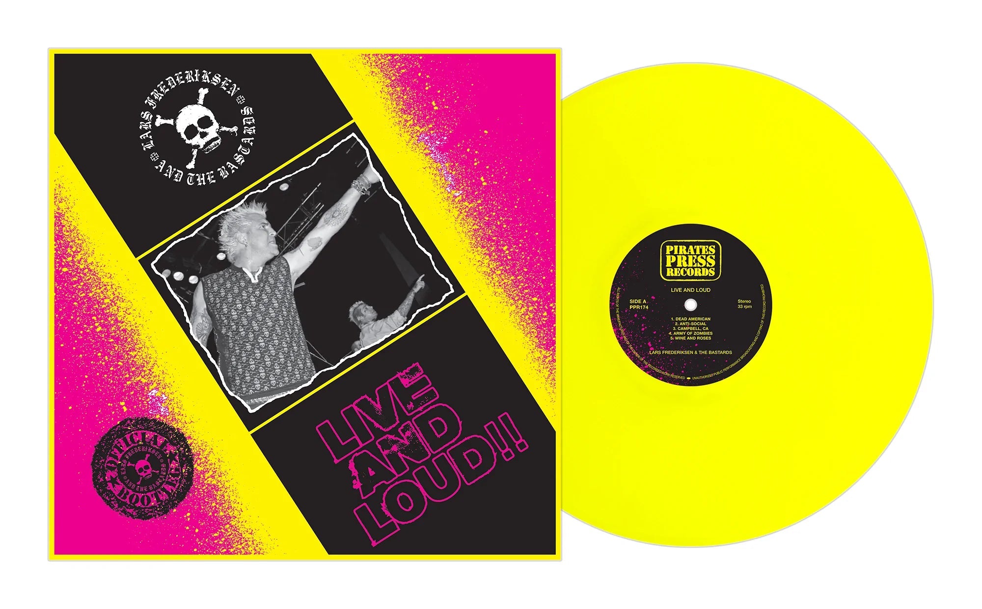 LARS FREDERIKSEN & THE BASTARDS 'LIVE 'N' LOUD