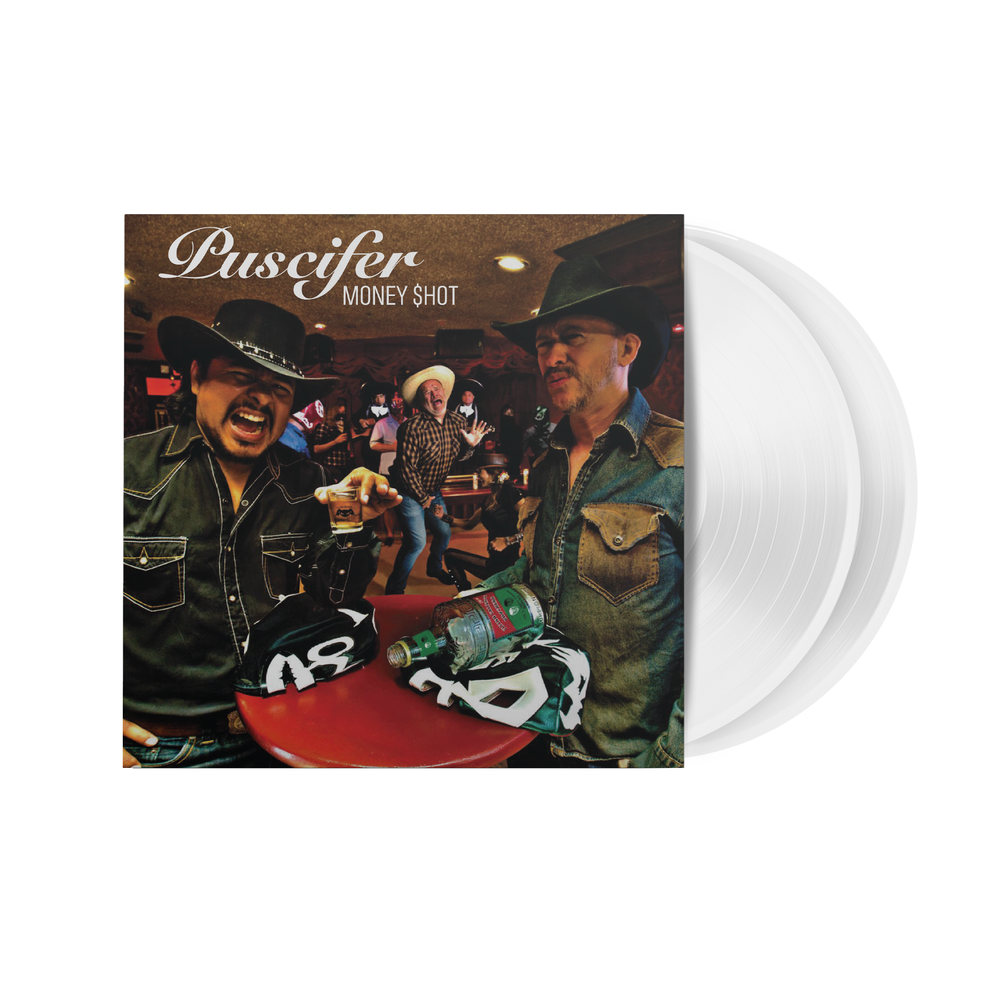 PUSCIFER ‘MONEY $HOT’ 2LP (Limited Edition – Only 500 Made, Opaque White Vinyl)