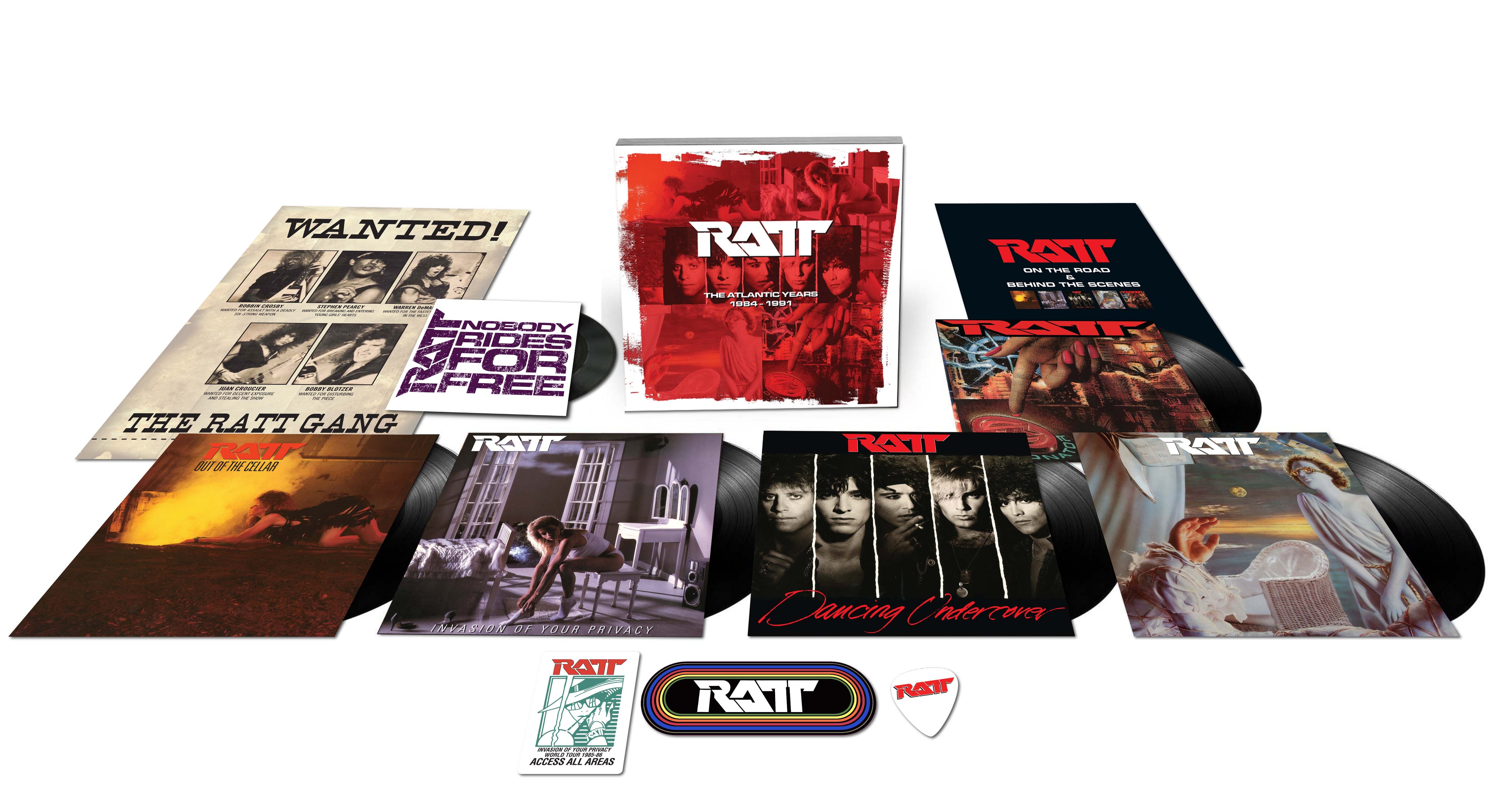 RATT 'THE ATLANTIC YEARS' 5LP BOX SET (Limited Edition)