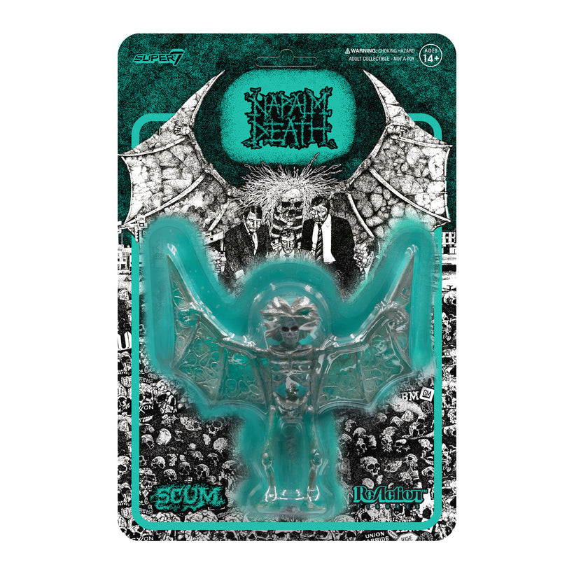 NAPALM DEATH REACTION FIGURE - SCUM DEMON (AQUAMARINE)