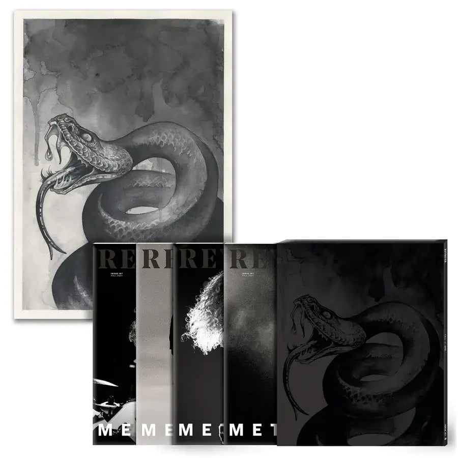 REVOLVER x METALLICA FALL 2021 ISSUE HAND-NUMBERED SLIPCASE WITH JOHN BAIZLEY SCREEN PRINT - ONLY 200 AVAILABLE