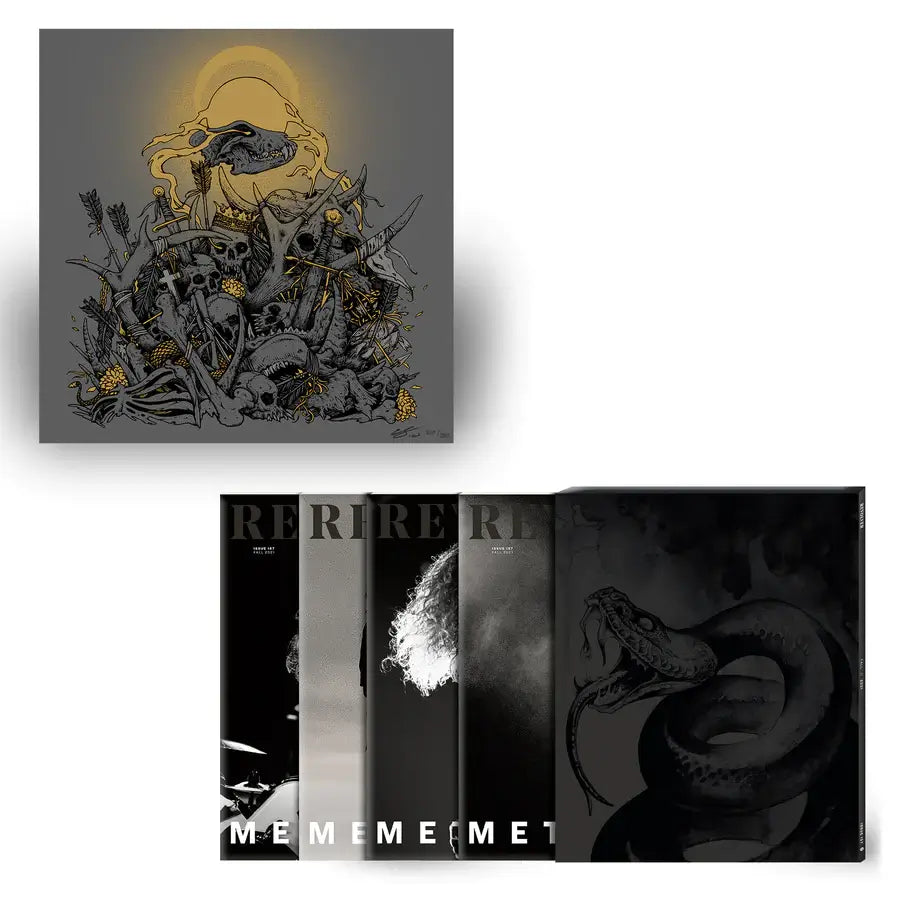 REVOLVER x METALLICA FALL 2021 ISSUE HAND-NUMBERED SLIPCASE WITH ERIC WOLFE SAHLSTEN SCREEN PRINT - ONLY 200 AVAILABLE