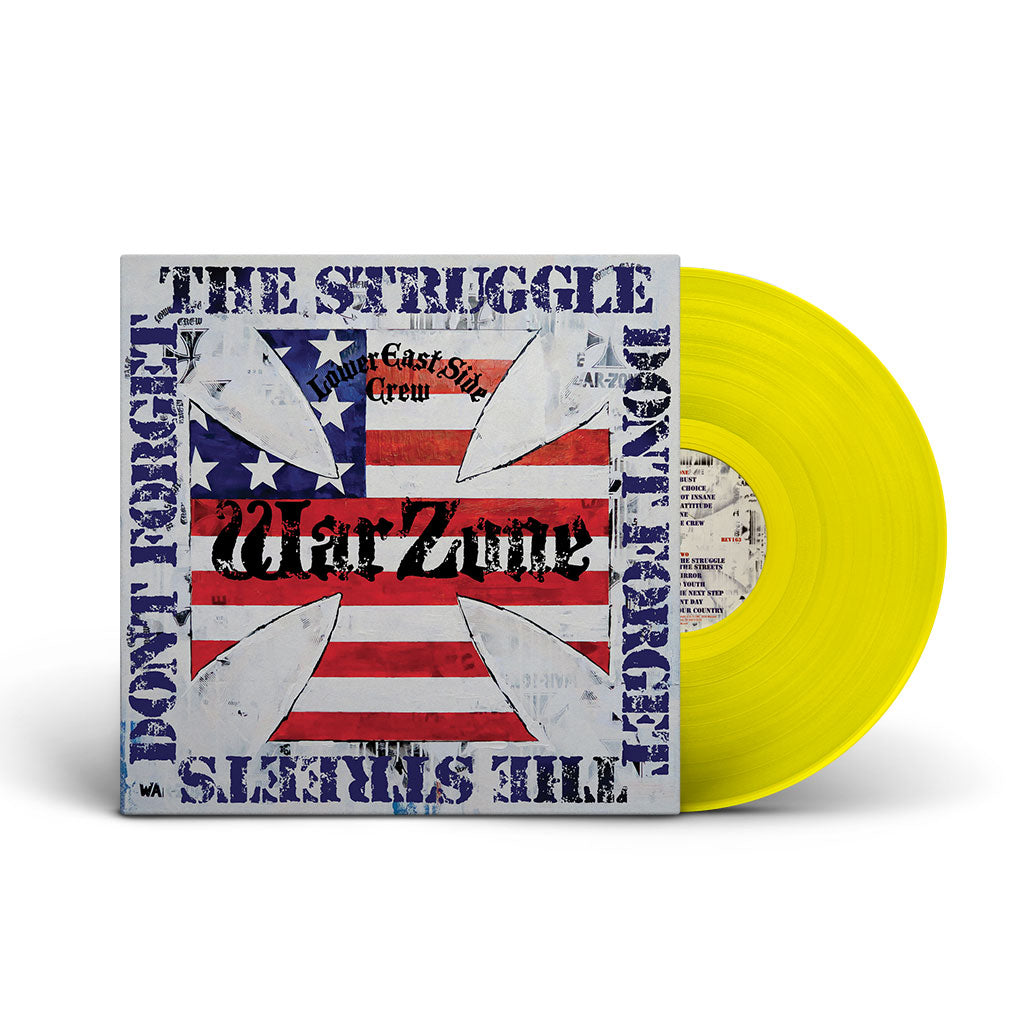 WARZONE 'DON'T FORGET THE STRUGGLE DON'T FORGET THE STREETS' LP (Yello WARZONE 'DON'T FORGET THE STRUGGLE DON'T FORGET THE STREETS' LP (Yello