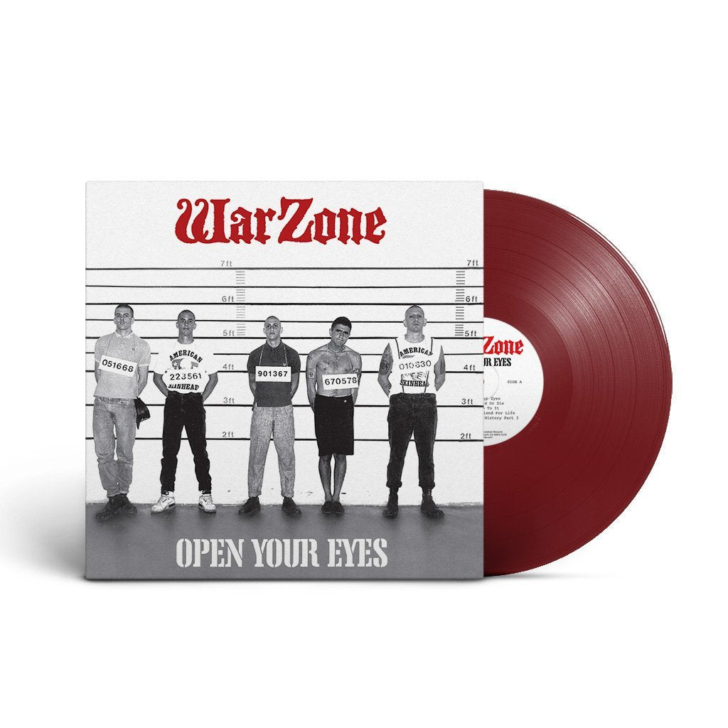 WARZONE  ‘OPEN YOUR EYES’ LP (Red Vinyl)