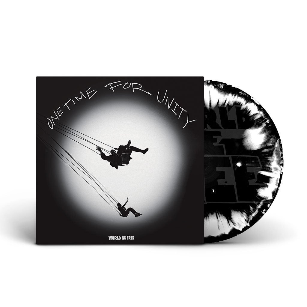 WORLD BE FREE 'ONE TIME FOR UNITY' LP (Black & White Sunburst Vinyl)