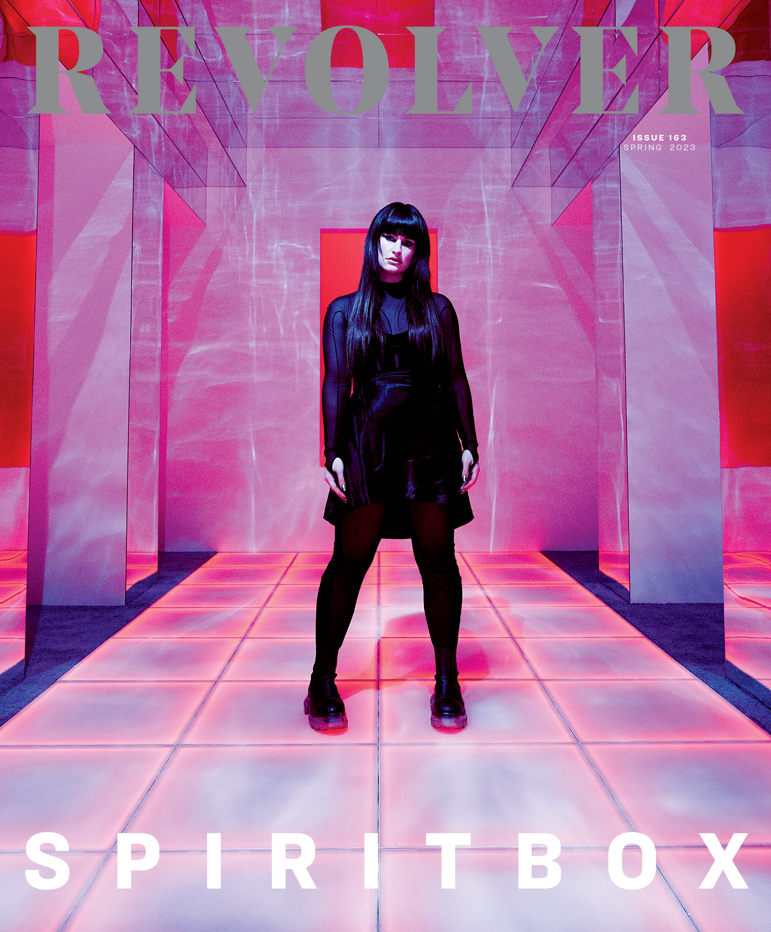 SPIRITBOX x REVOLVER BUNDLE – 2023 SPRING ISSUE IN NUMBERED SLIPCASE W/ SPIRITBOX 'ETERNAL BLUE' (Limited Edition – Only 1000 made, Baby Blue Vinyl)