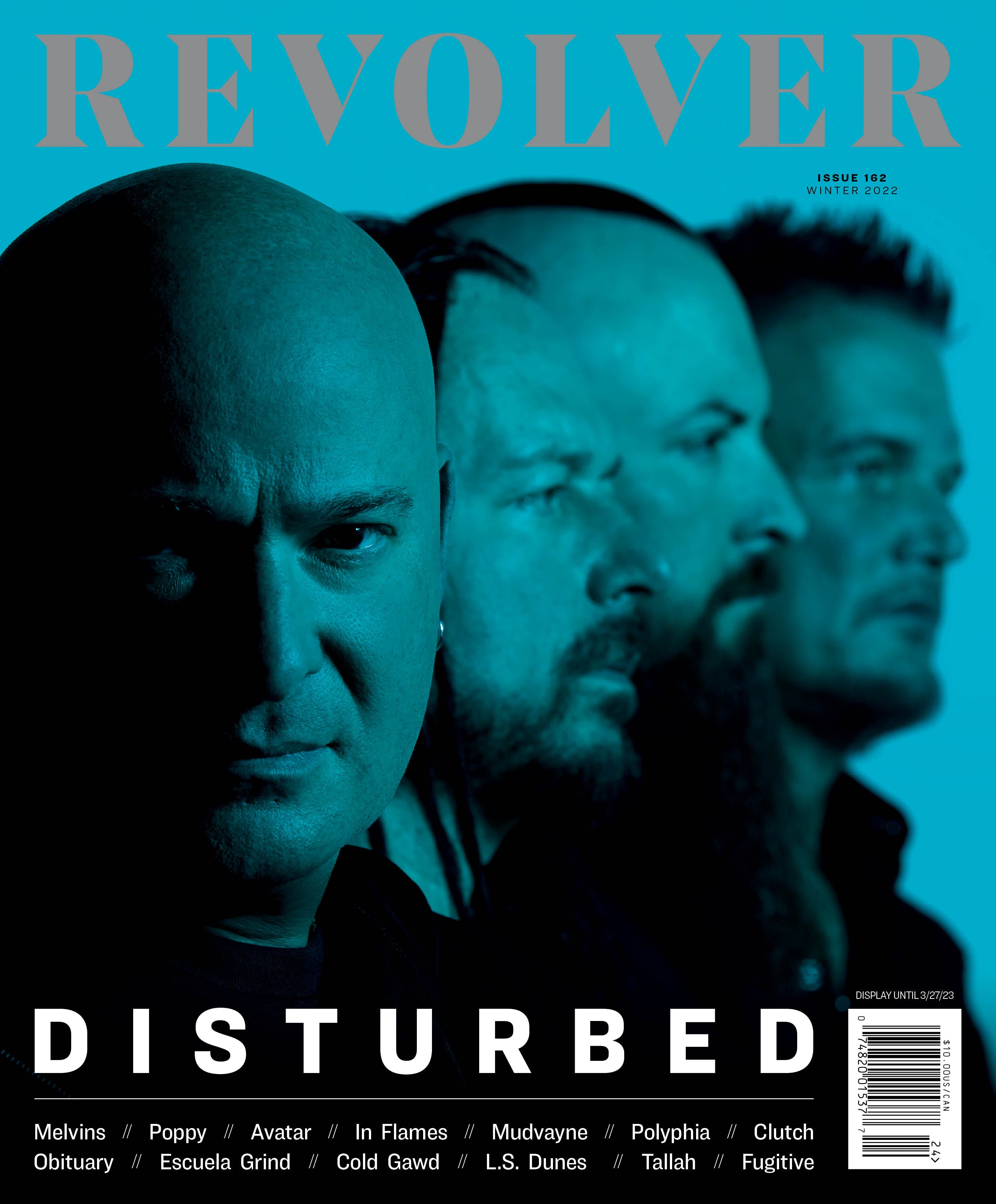 DISTURBED ‘DIVISIVE’ LP (Limited Edition Clear Vinyl) + Revolver Winter 2022 Issue