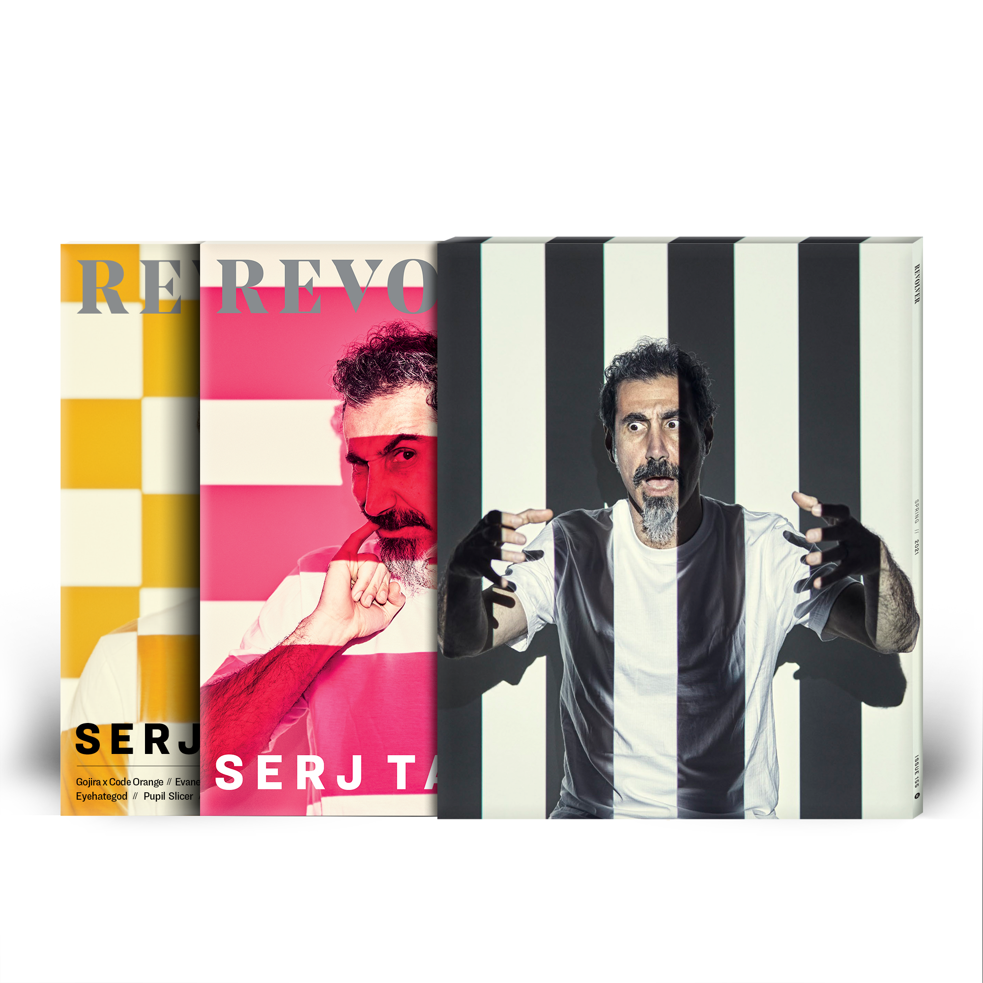 REVOLVER x SERJ TANKIAN SPRING 2021 ISSUE SLIPCASE & 'ELASTICITY' EP BUNDLE - ONLY 250 AVAILABLE