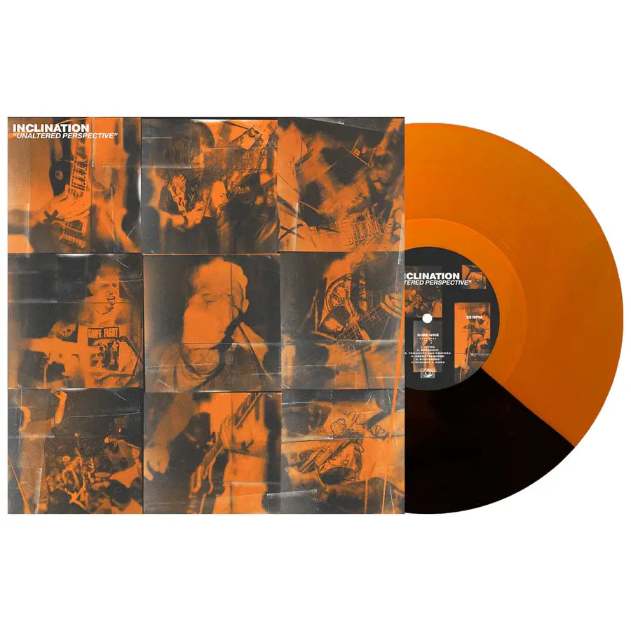 INCLINATION ‘UNALTERED PERSPECTIVE’ LP (Limited Edition – Only 250 made, Half Black / Half Orange Crush Vinyl)