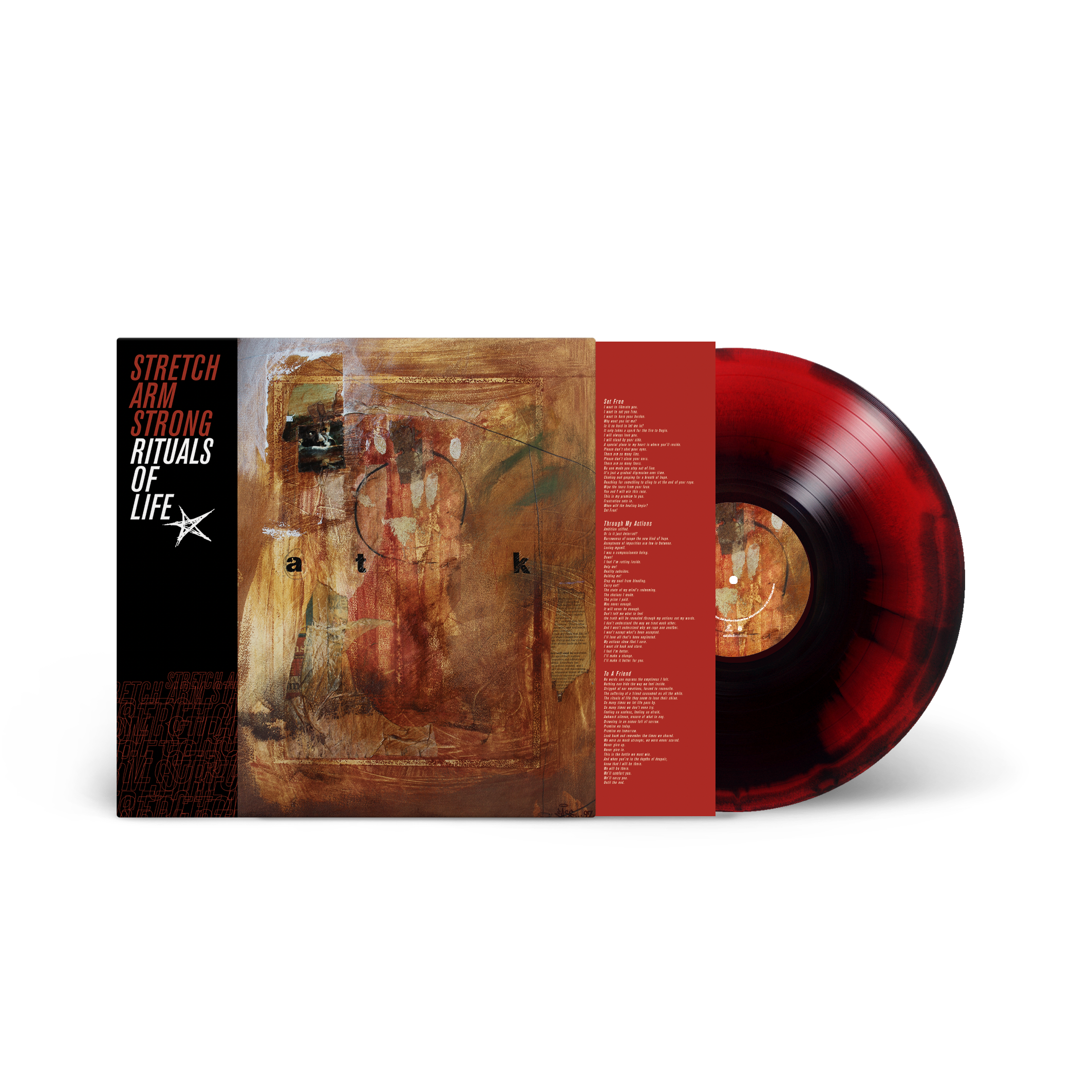 STRETCH ARM STRONG ‘RITUALS OF LIFE’ LP (Limited Edition – Only 200 made, Blood/Black Swirl Vinyl)