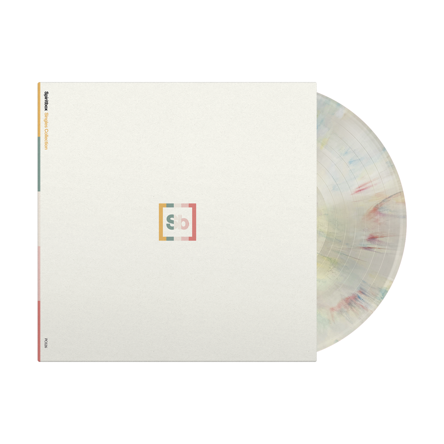 SPIRITBOX ‘SINGLES COLLECTION’ LP (Limited Edition – Only 500 made, White Banana Swirl Vinyl)