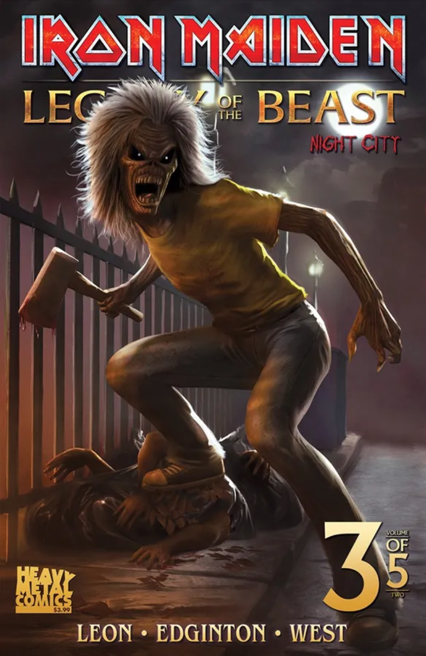 IRON MAIDEN LEGACY O/T BEAST VOL 2 NIGHT CITY #3 (Cover C TBD) COMIC BOOK