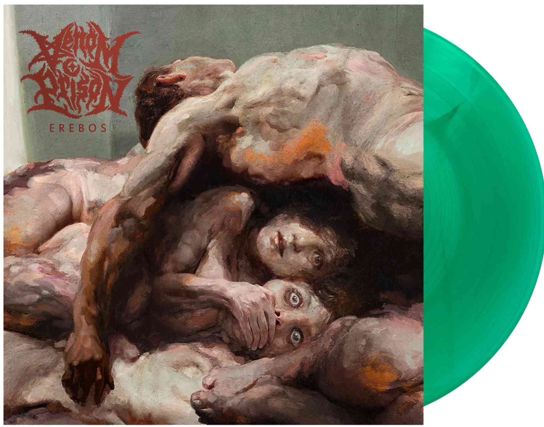 VENOM PRISON 'EREBOS' LIMITED–EDITION EMERALD GREEN LP – ONLY 500 MADE