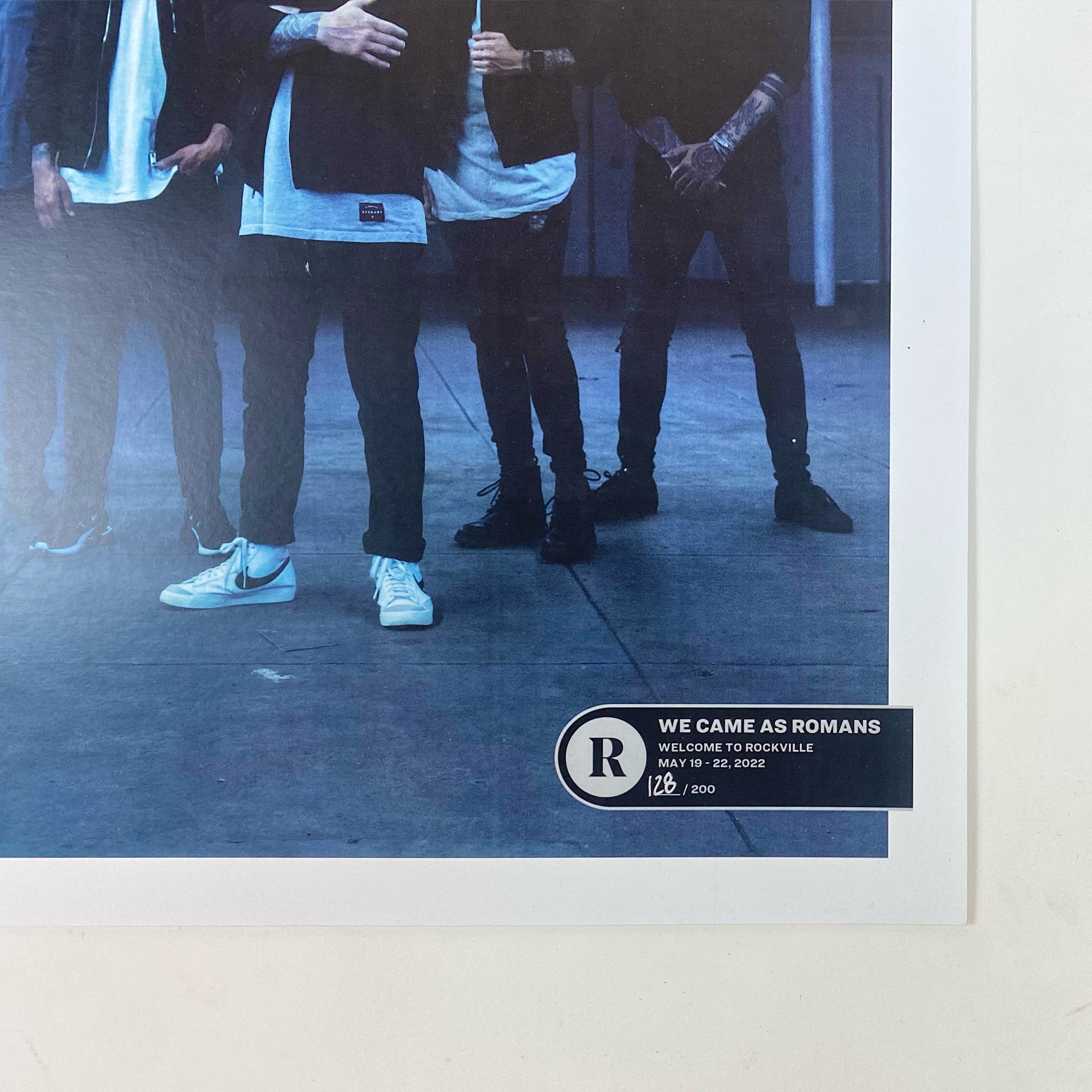 WE CAME AS ROMANS ‘DARKBLOOM’ LIMITED-EDITION WHITE LP + ROCKVILLE PRINT BUNDLE