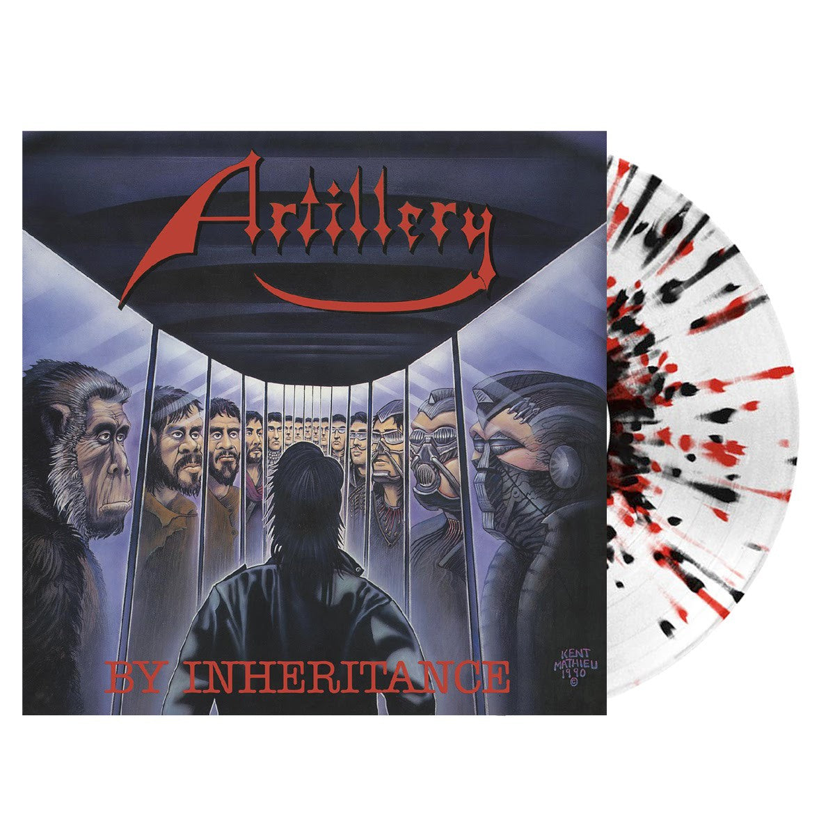ARTILLERY 'BY INHERITANCE' LP - Limited Edition - Red & Black
