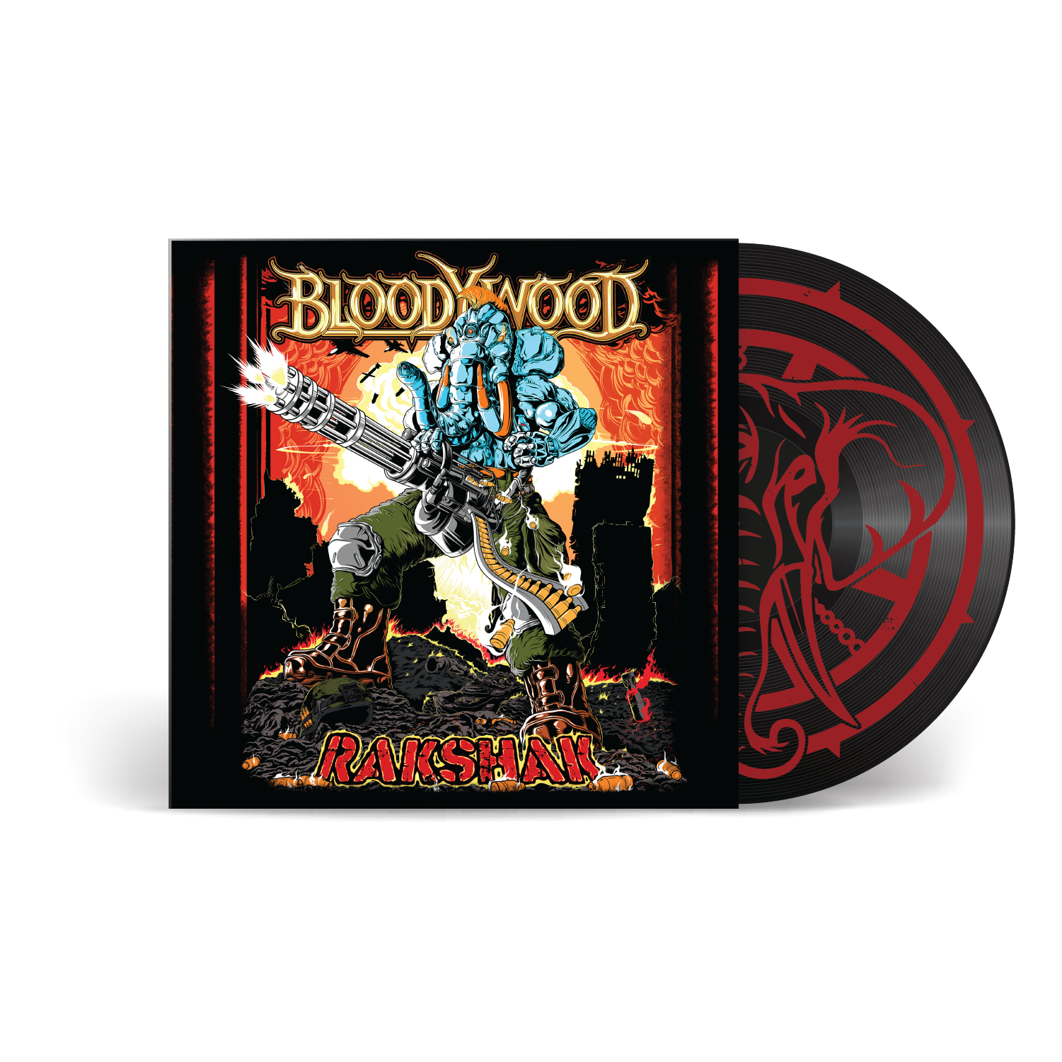 BLOODYWOOD RAKSHAK & NU DELHI セット BLOODYWOOD 'NU DELHI' LP (Limited Edition – Only 300 Made, Opaque Silv