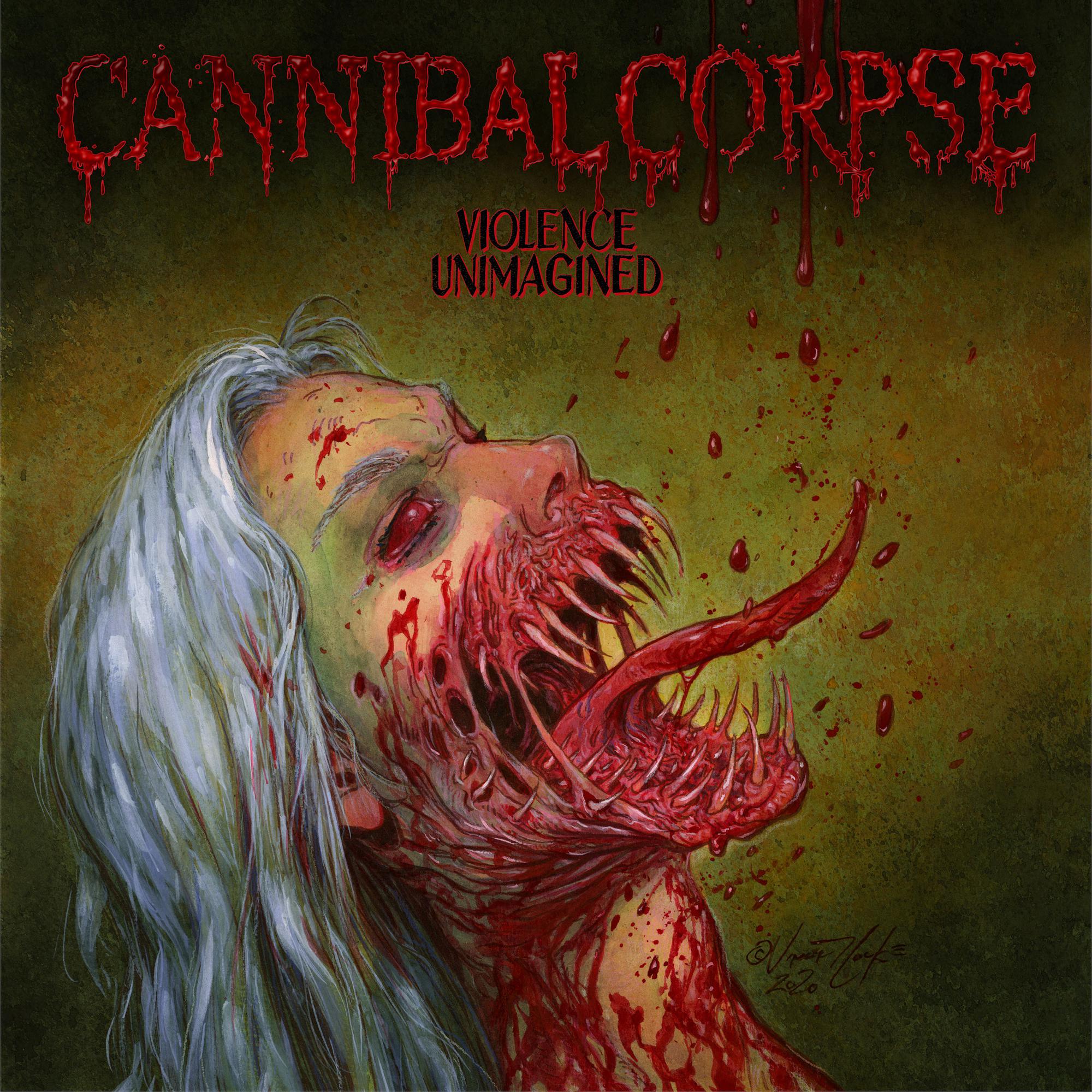 CANNIBAL CORPSE 'VIOLENCE UNIMAGINED' LP (Clear w/ Blue Color in Vinyl)