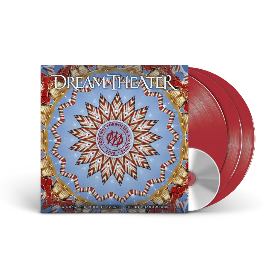 DREAM THEATER ‘THE LOST NOT FORGOTTEN ARCHIVES - A DRAMATIC TOUR OF EVENTS - SELECT BOARD MIXES’ 3LP + 2CD – ONLY 300 MADE (Limited Edition Apple Red Vinyl)