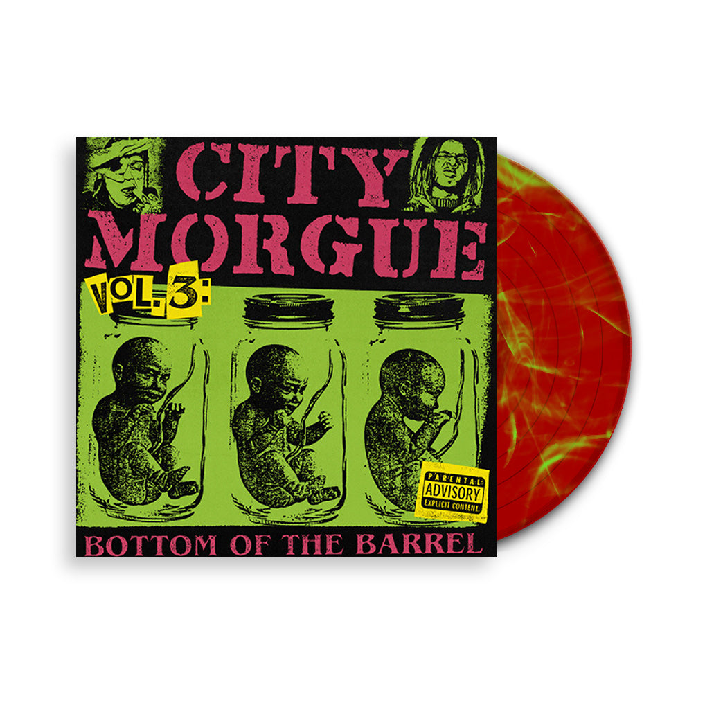 CITY MORGUE VOL. 3 BOTTOM OF THE BARREL LIMITED EDITION CLEAR RED WI