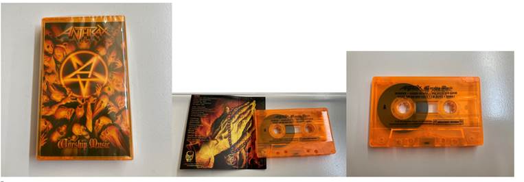 ANTHRAX 'WORSHIP MUSIC' CASSETTE