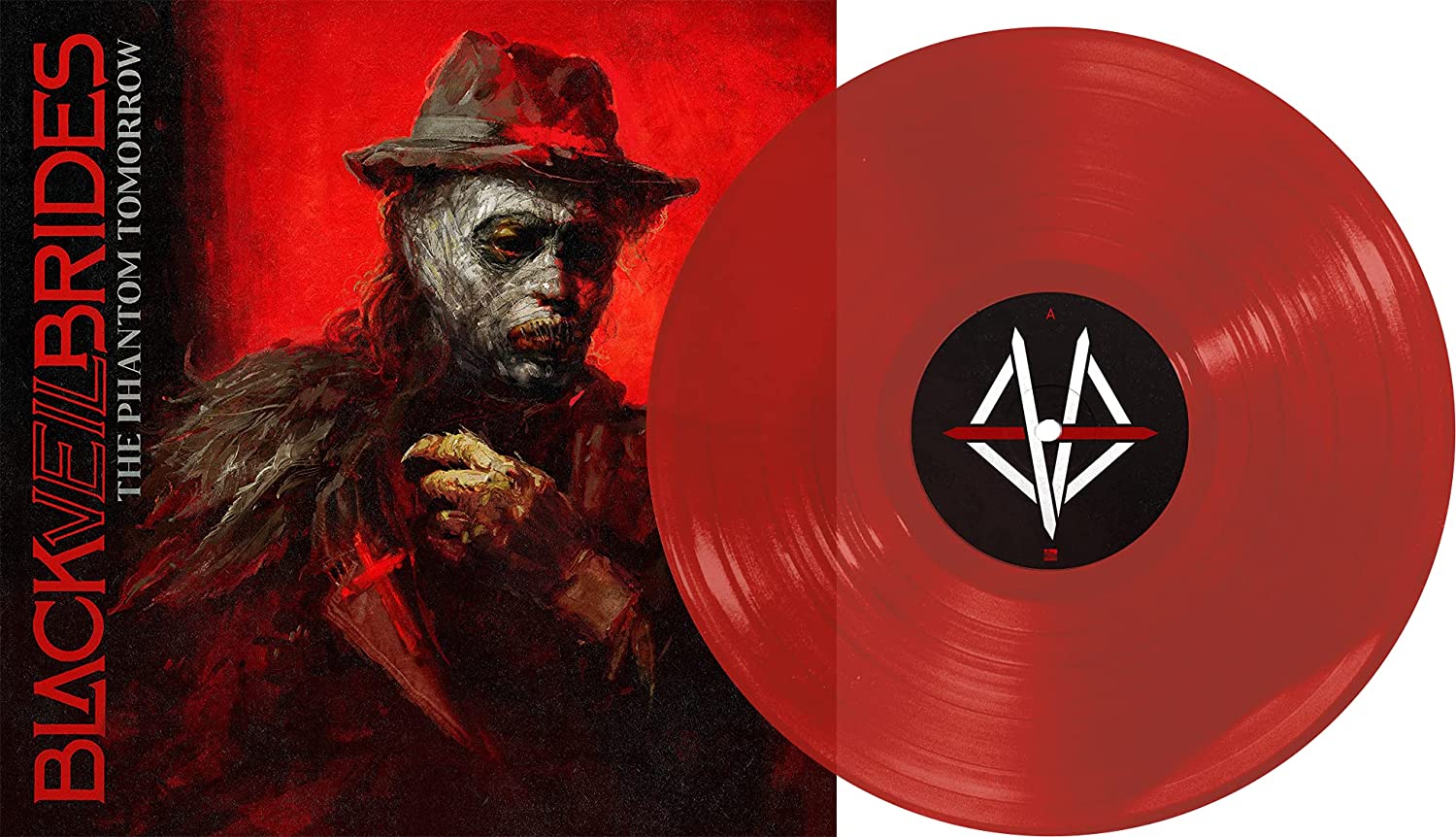 BLACK VEIL BRIDES 'THE PHANTOM TOMORROW' TRANSPARENT RED LP