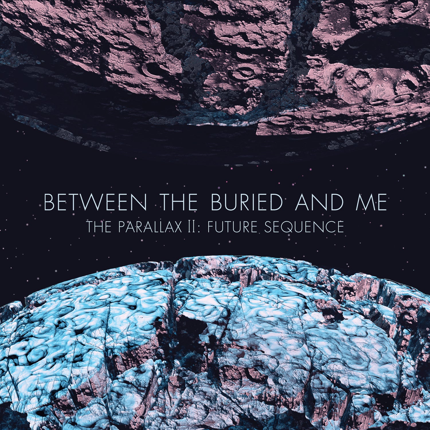 BETWEEN THE BURIED AND ME 'THE PARALLAX 2: FUTURE SEQUENCE' PINK BLACK AND WHITE BLUE MARBLE 2LP