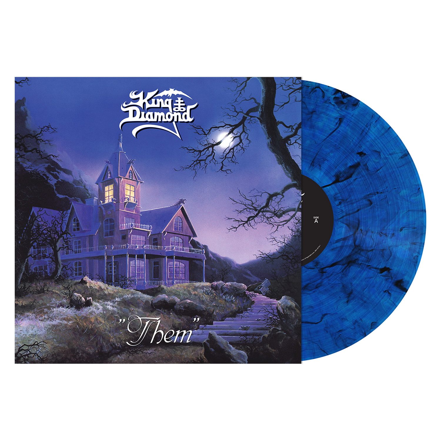 KING DIAMOND 'THEM' LP (Blue w/ Black Marble Vinyl)