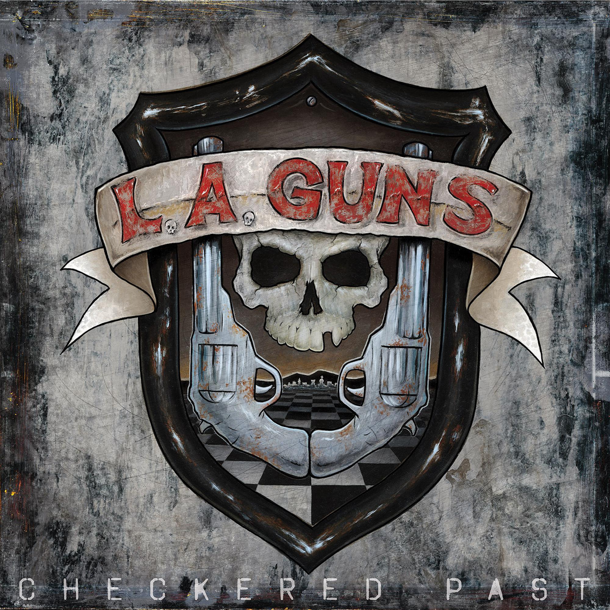 L.A. GUNS 'CHECKERED PAST' LP (Limited Edition Marble Vinyl)