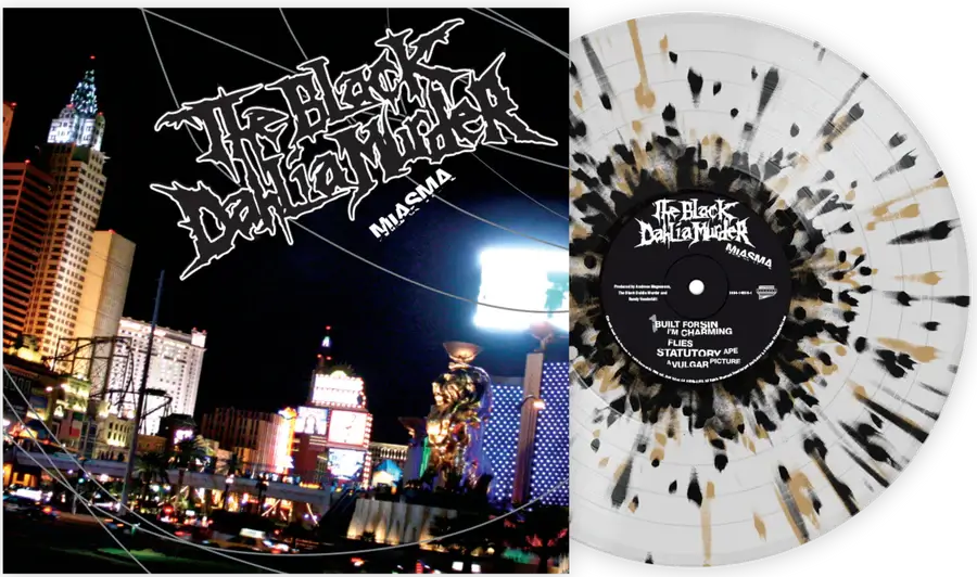 THE BLACK DAHLIA MURDER 'MIASMA' LP (Clear w/ Black & Gold Splatter)