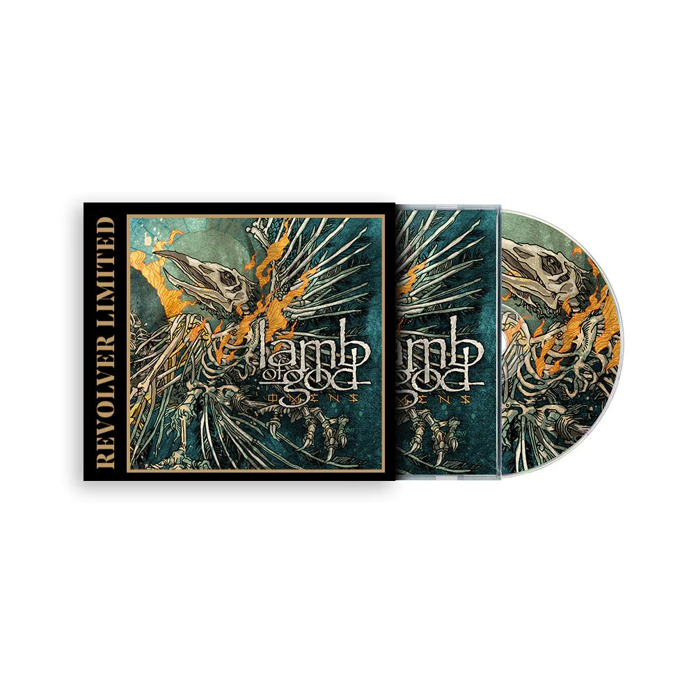 REVOLVER x LAMB OF GOD "OMENS BUNDLE" ALT COVER + SLIPCASE W/ EXCLUSIVE OMENS' CD + LP & T-SHIRT – ONLY 50 AVAILABLE