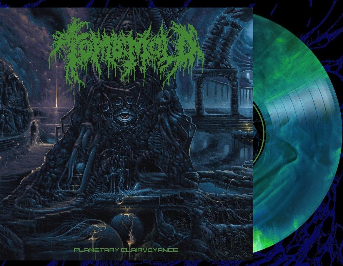 TOMB MOLD 'PLANETARY CLAIRVOYANCE' LP (Cyan Blue & Neon Green Vinyl)