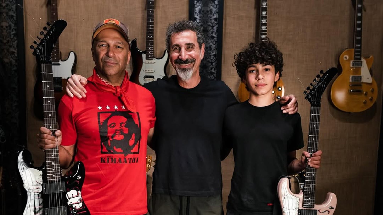 Hear TOM MORELLO and his son team with SERJ TANKIAN on “ADJOURN IT”