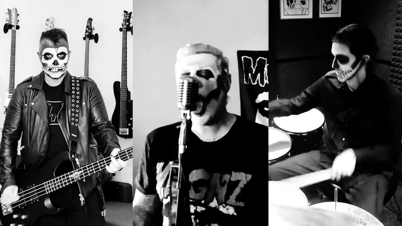 See Avenged Sevenfold Members Cover Misfits’ “Hybrid Moments” in Full Makeup