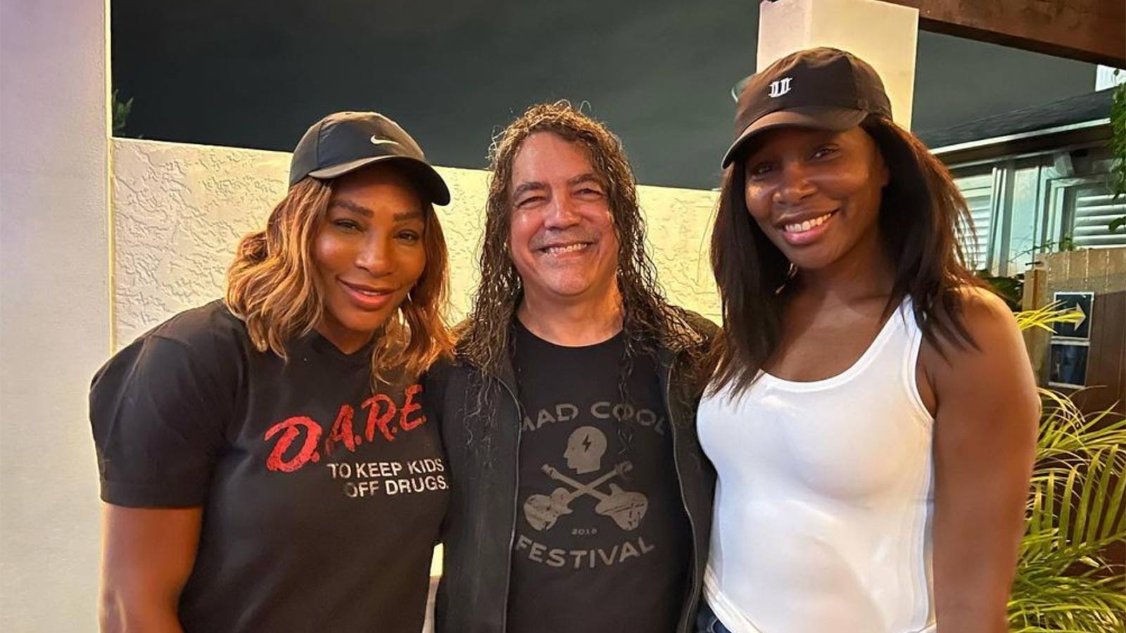 Serena and Venus Williams Rock out at Alice in Chains Show