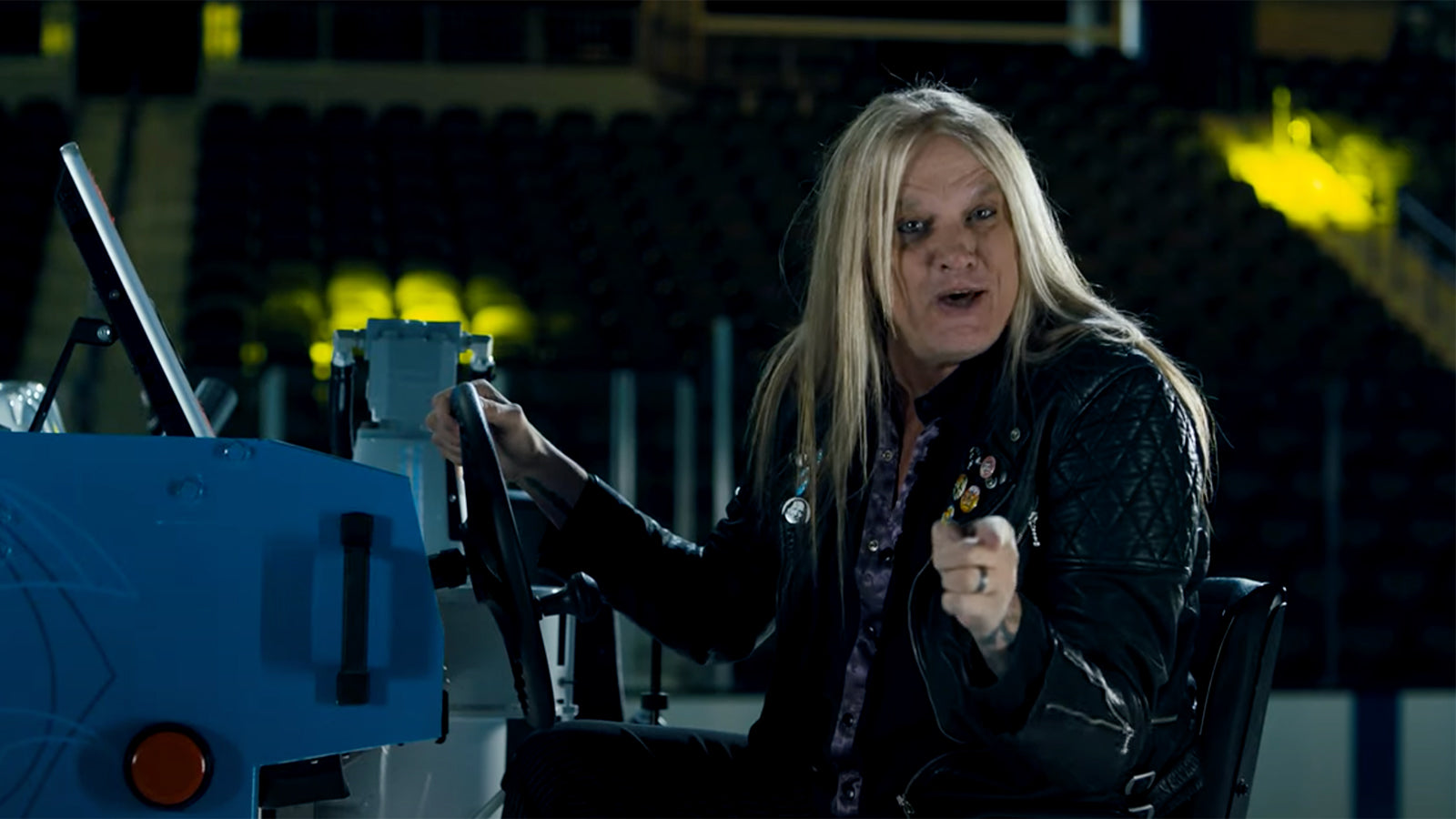 See Sebastian Bach Rock the Zamboni in New Dollar Loan Center Commercial